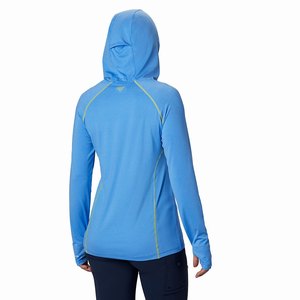 Columbia PFG Tamiami™ Heather Knit Hoodie Dam Blå (JTDAY5930)